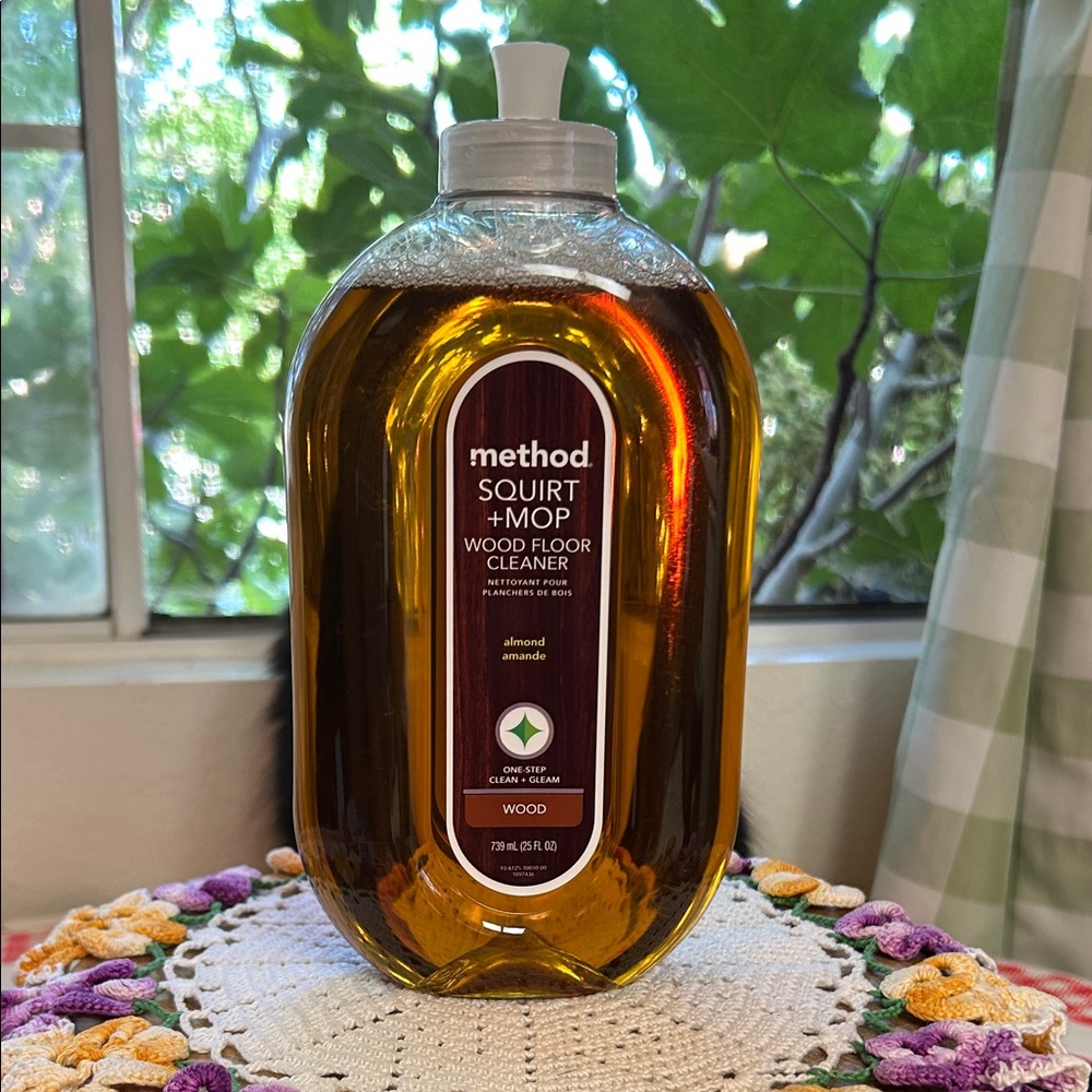 Method Squirt + Mop Wood Floor Cleaner One Step Clean + Gleam Almond Scent 25 Oz